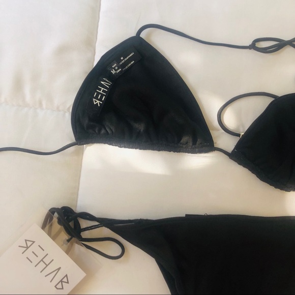 Rehab Silk Black Bikini - Picture 5 of 7